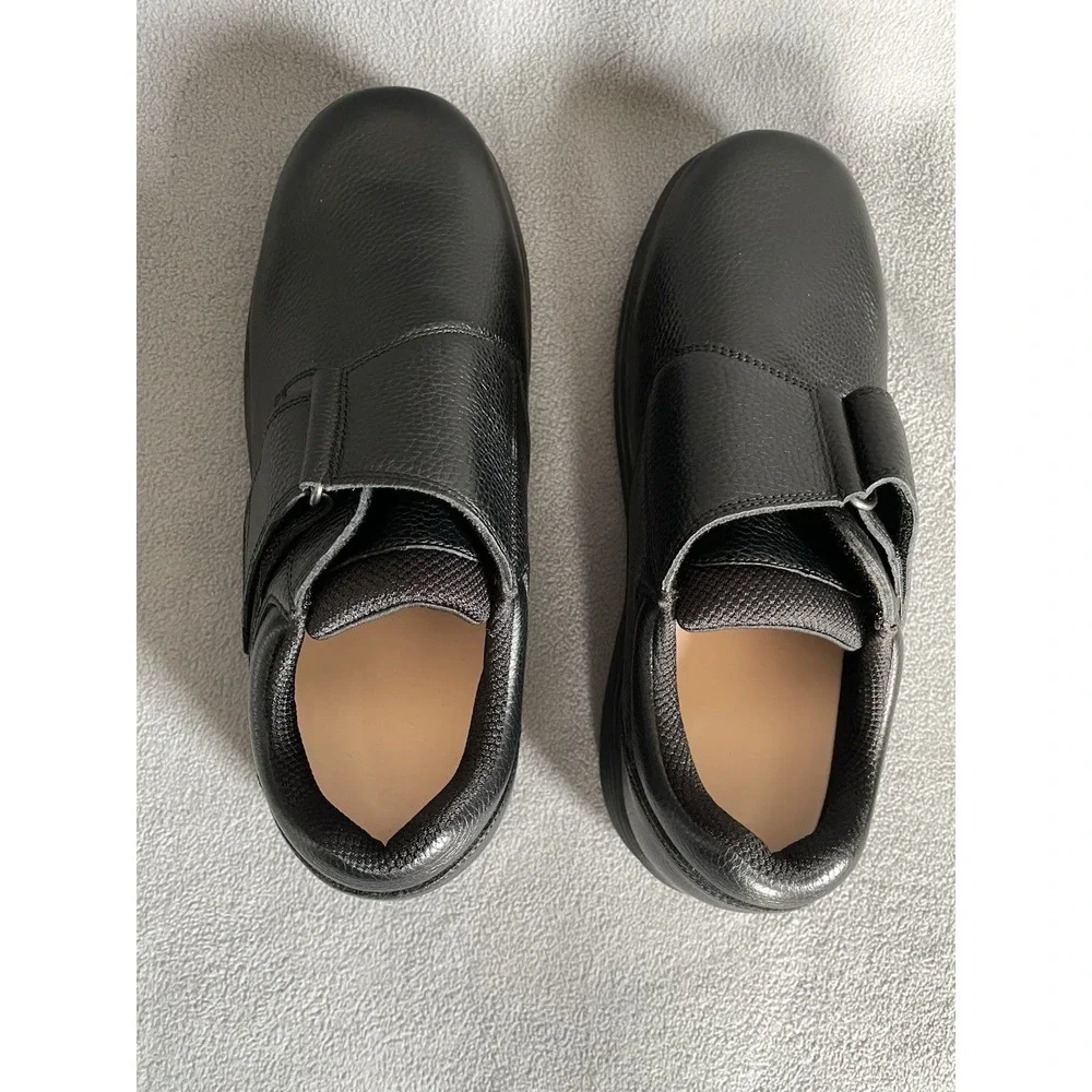 Orthofeet 510 Shoes Mens Size 12 XX-Wide Black Leather Orthopedic Comfort New!